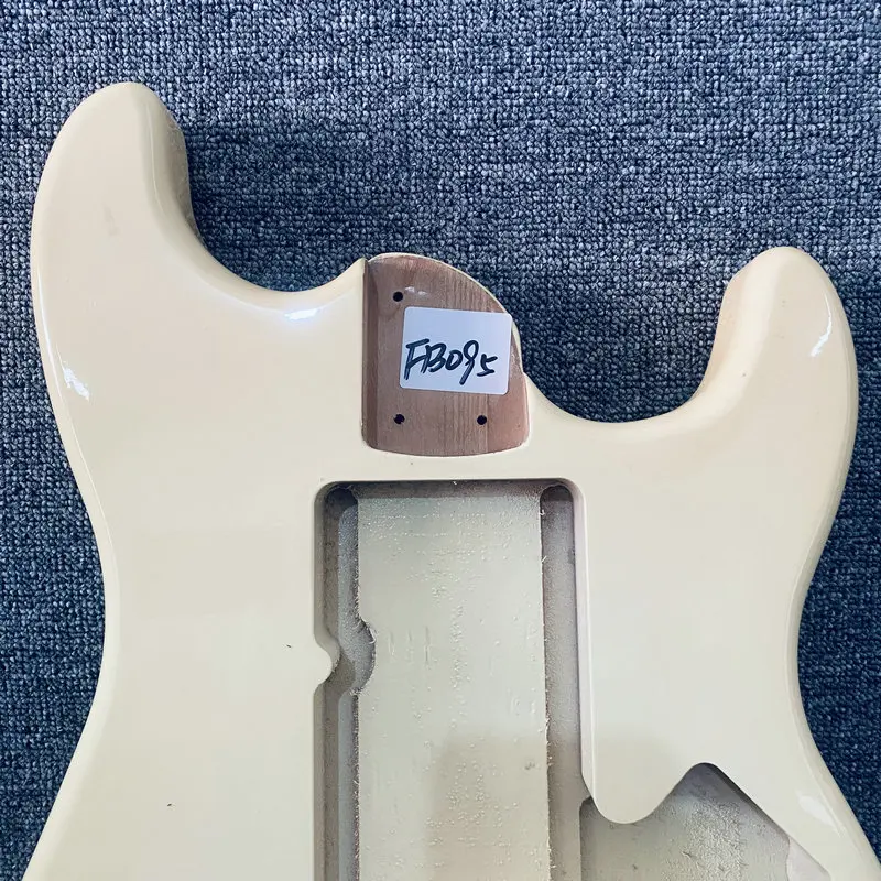 FB095 ST Electric Guitar Body Replace Free Style Pickups With Two Points Fixed Tremolo DIY Parts Solid Alder Ice Cream Color