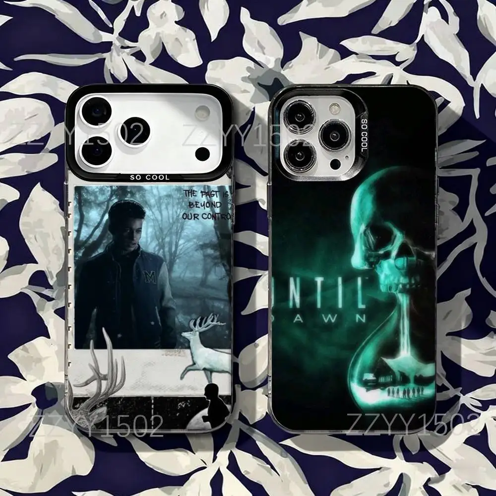 

Game U-Until Dawn Phone Case For iPhone 17,16,15,14,13,12,X,8,Pro,Max,Plus,SE4,Air,Mini Black Matte Durable Hard