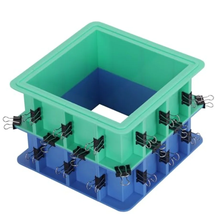 

Adjustable Mold Housing Kit for Silicone Mold Making - 2 Sets Easy Demolding Box - Free Combination and Tierable- Ideal for Sil