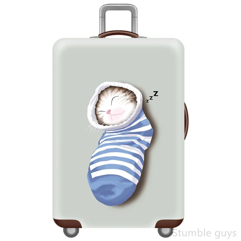 

Elastic Luggage Cover Protector Washable Durable Dustproof Suitcase Cover Essential For Air & Road Journeys 18-32 Inch