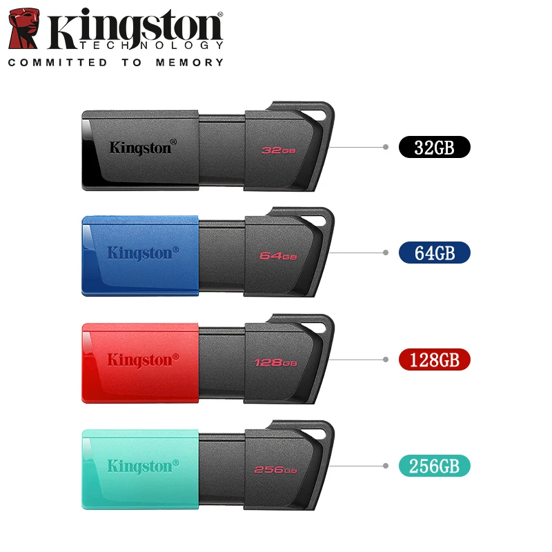 USB-флеш-накопитель Kingston DataTraveler Exodia M, 64 ГБ, 128 ГБ, 256 ГБ, USB 3,2 Gen 1, мини-флешка DTXM для компьютера