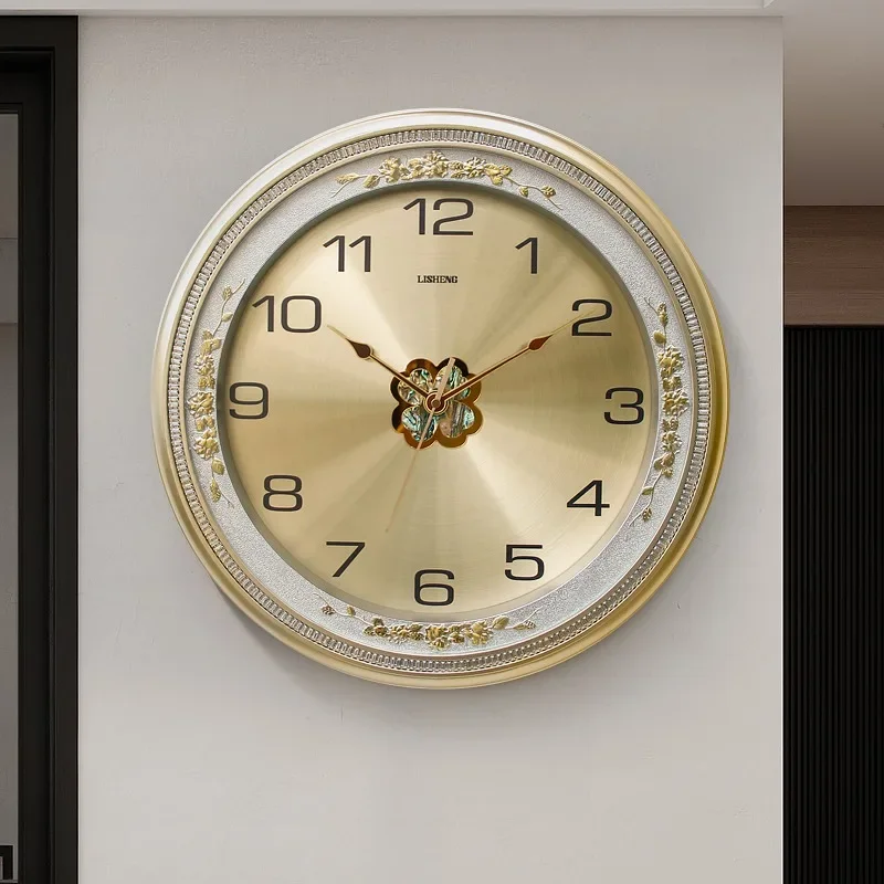 Modern Wall Clock Decorative Wall Watch Silent Luxury Aesthetic Large Clocks Minimalist Elegant Living Room Watches Home Decor