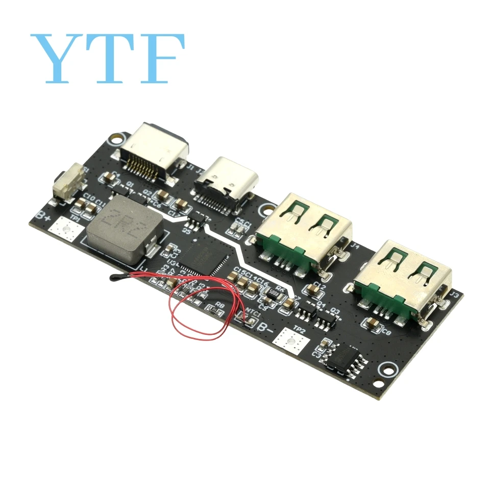 QC4.0 QC3.0 LED Dual USB 5V 4.5A 22.5W Micro/Type-C USB Mobile Power Bank 18650 Charging Module Temperature / Circuit Protection