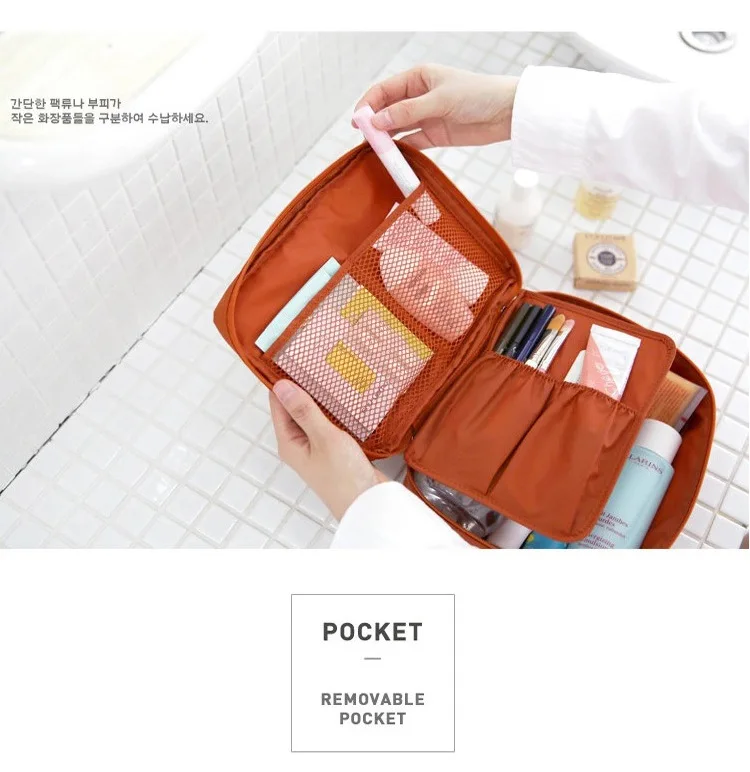 Tragbare Handarbeit Lagerung Tasche Mesh Teiler Beutel Garn Stricken Werkzeuge Organizer Fällen Lagerung DIY Bekleidung Reise Kulturbeutel – Detail 21