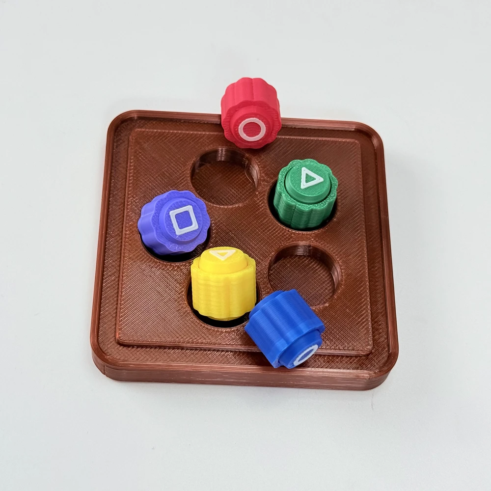 Korean Traditional Play Game Gonggi Jack Stone Pebbles Set Round Case Play Party Game Desktop Game Grab Stones Toy