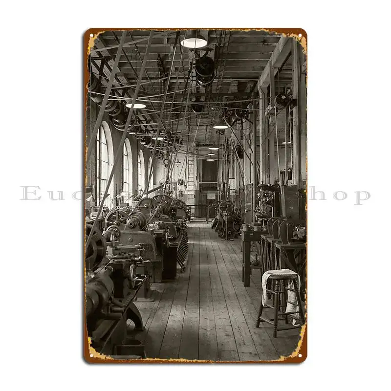 Edison S Workshop Metal Sign Bar Cave Cinema Printing Wall Decor Rusty Tin Sign Poster