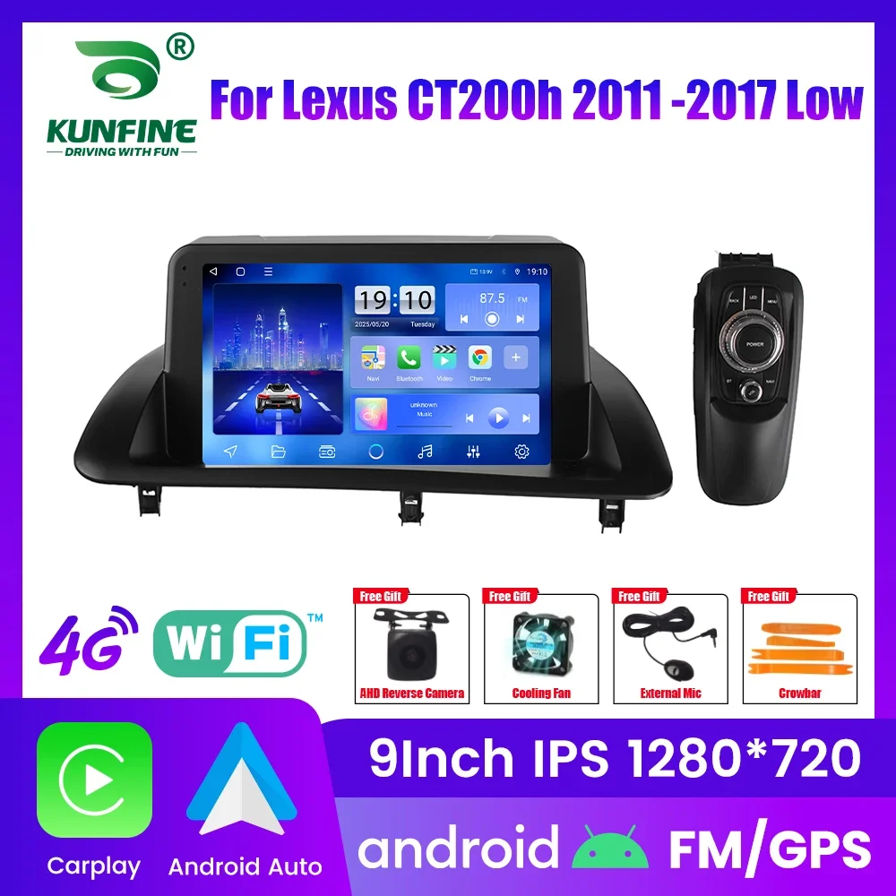 Android Car Radio For Lexus CT200h 2011-2017 Car Stereo 2Din Octa Core GPS Navigation Player IPS Screen Carplay Android Auto