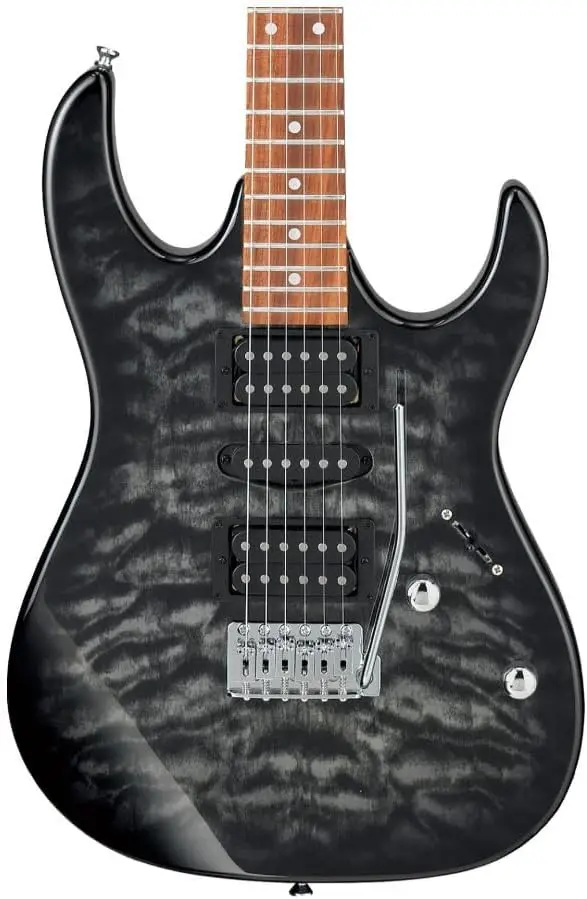 GIO RX Electric Guitar (Transparent Black Sunburst)