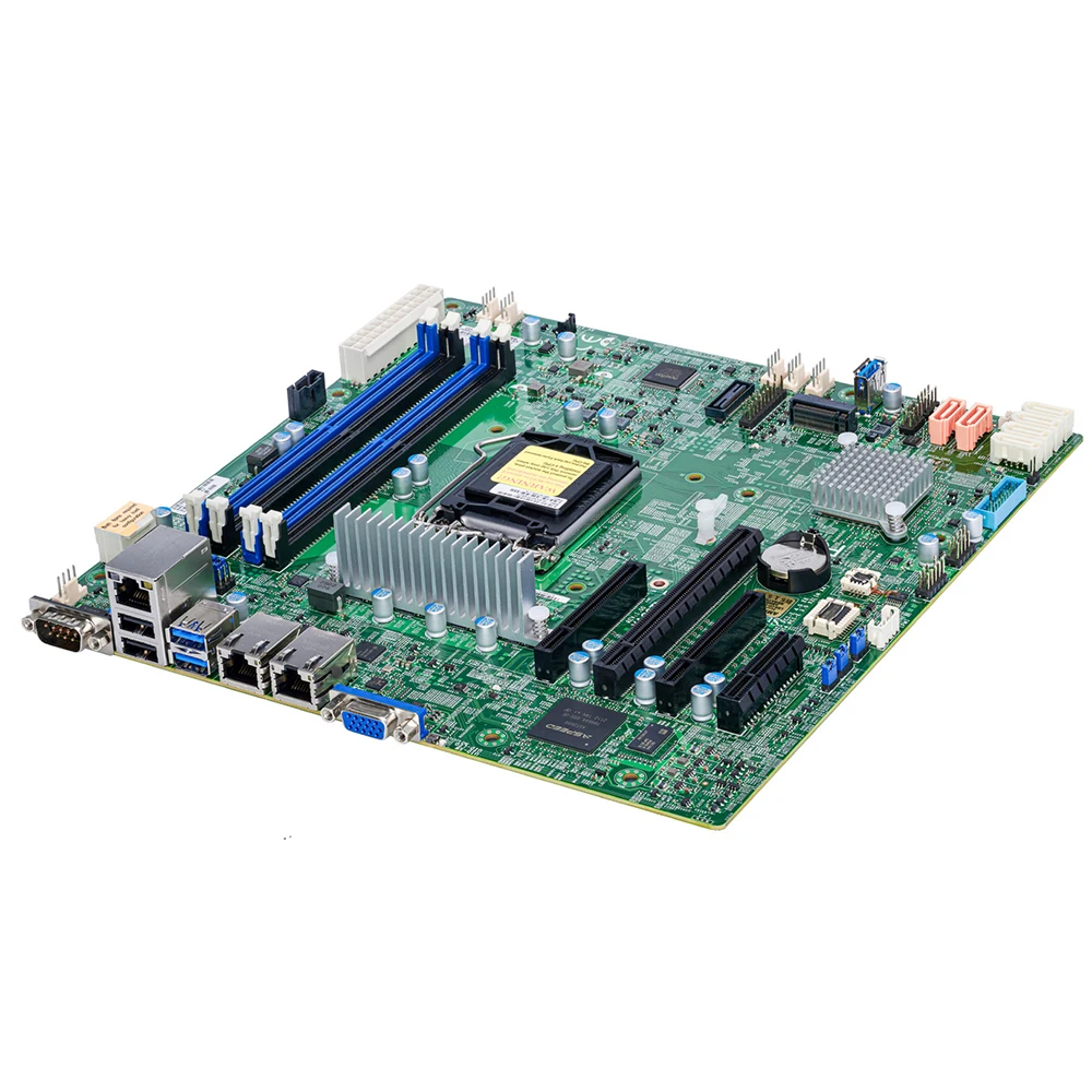 One-Way Server Motherboard For Supermicro For X12STL-F LGA1200 C252 PCIE 4.0 M-ATX