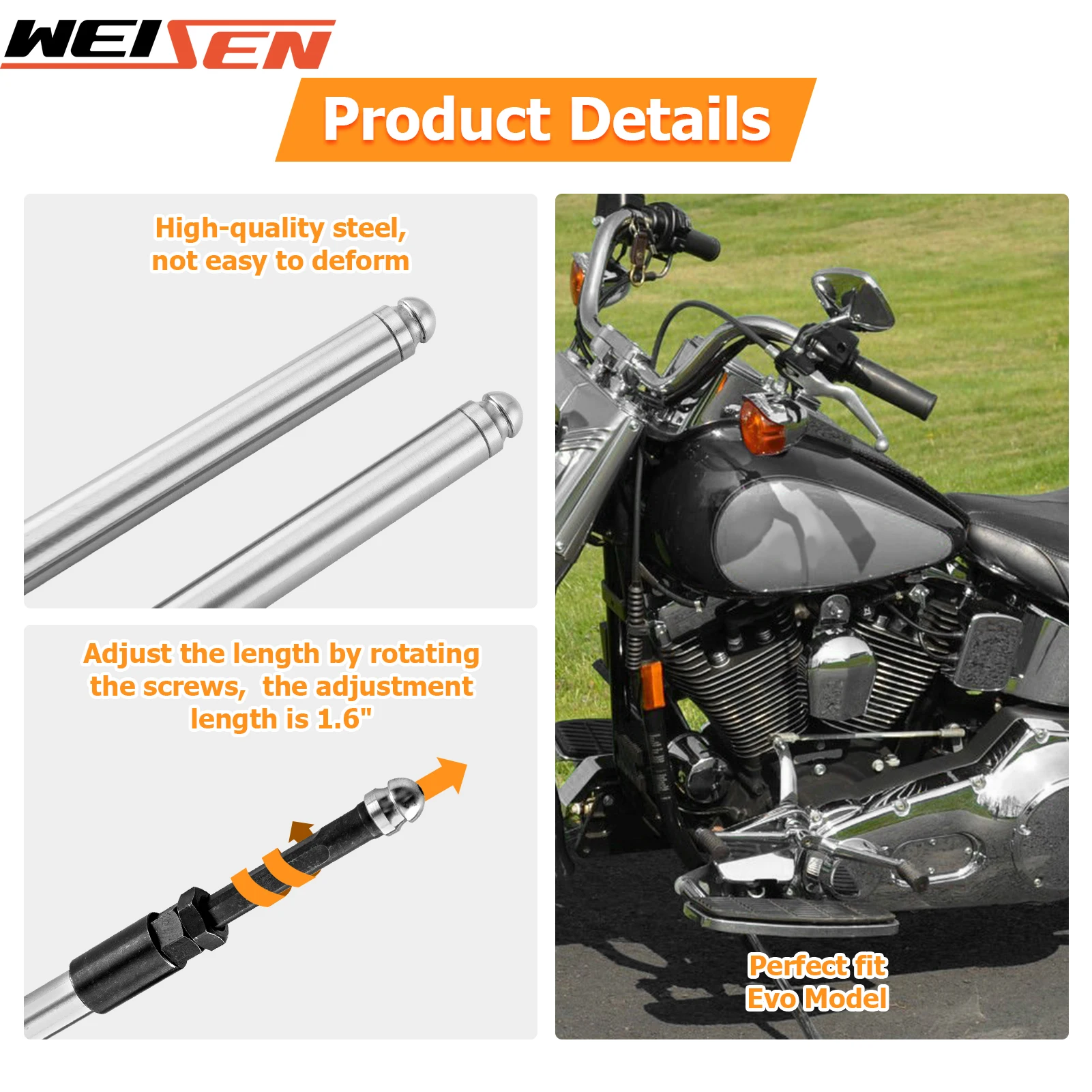 Per 1984-1999 Harley Evo Evolution Big Twin Dana/Softail/Touring Motore Del Motociclo Sollevatore Regolabile Blocchi Pushrod Coperture