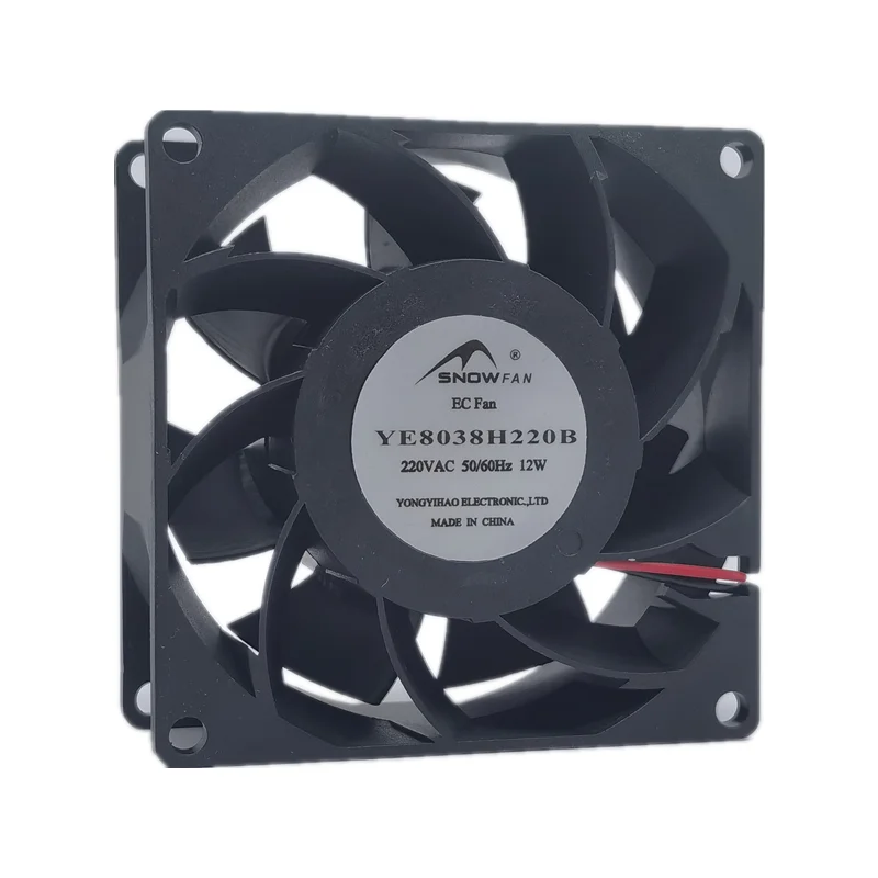 

New snowfan YE8038H220B 220V 12W 8038 8cm large air volume axial fan