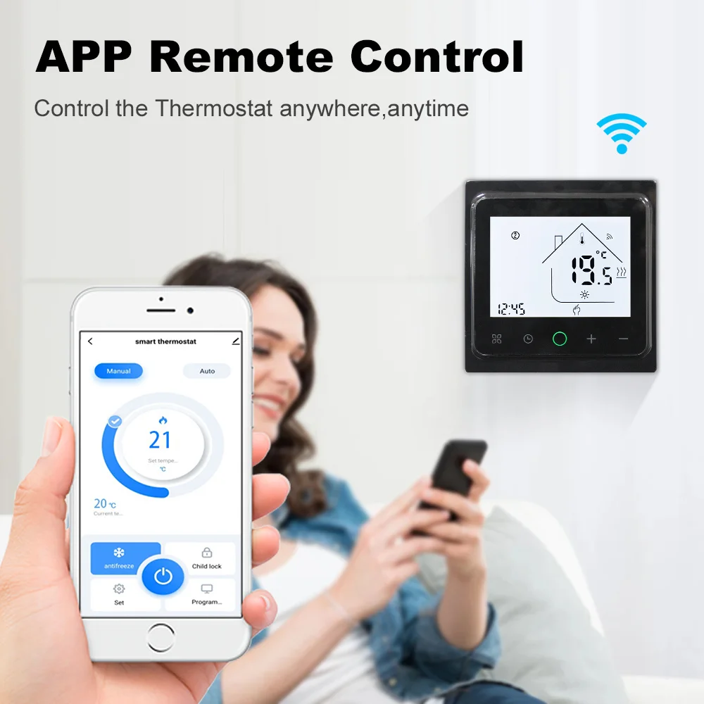 Tuya smart thermostat WiFi Temperature Controller Water Electric Floor Heating Gas Boiler Support Yandex Alice Alexa Google Home