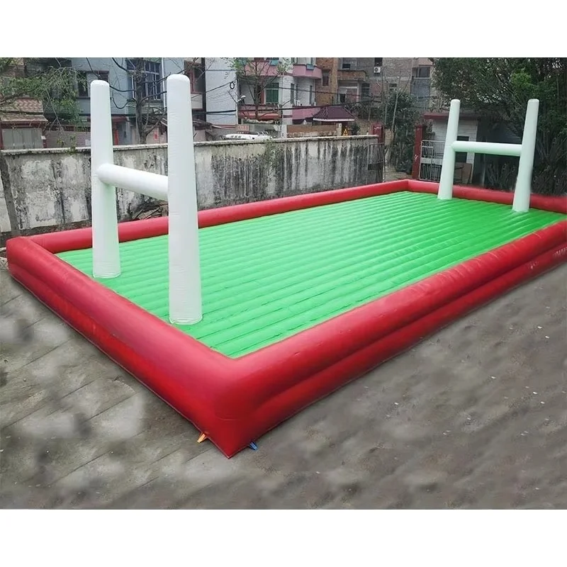 New inflatable rugby pitch