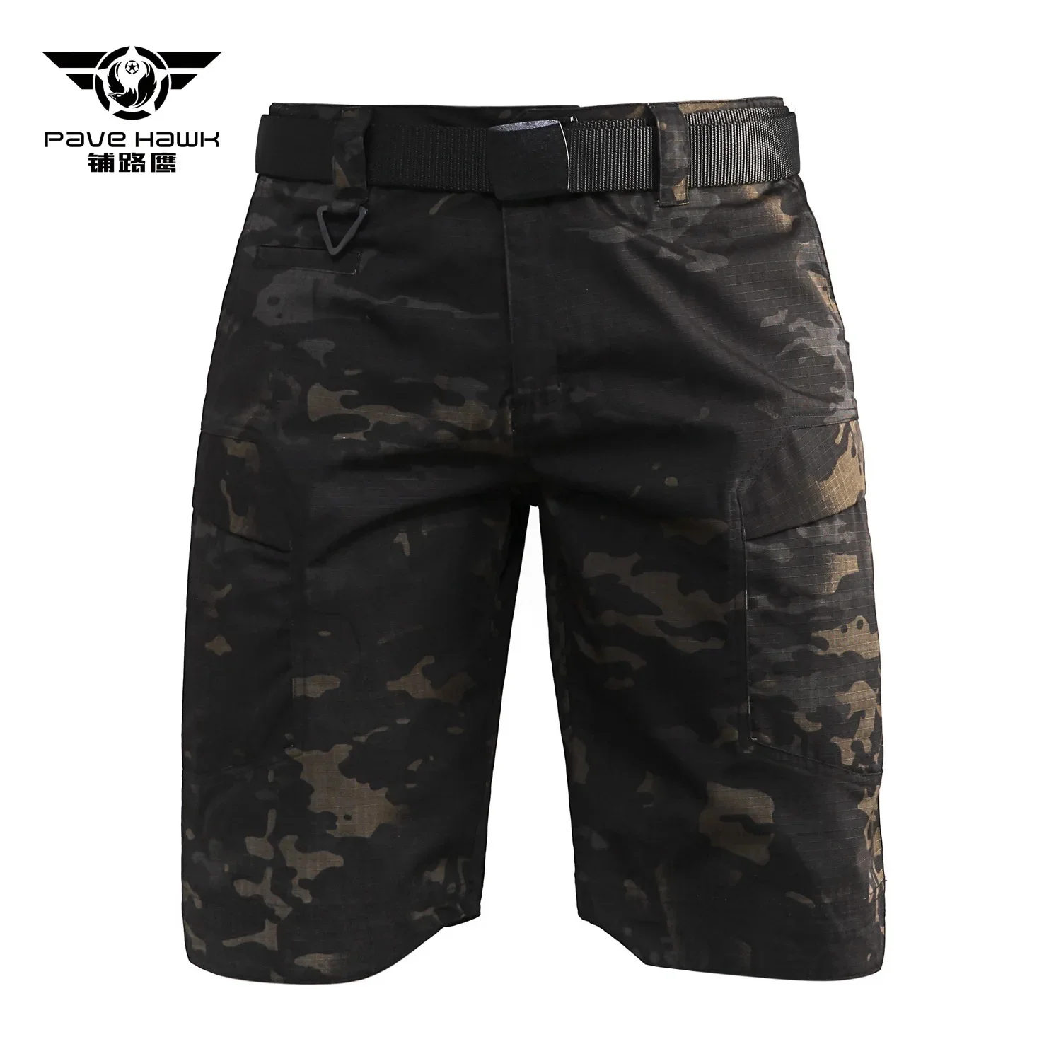 

Camouflage Multi-Pocket Hunting Trousers Men Tactical Training CS Outdoor Camping Hiking Trekking Working Clothes Summer Sports