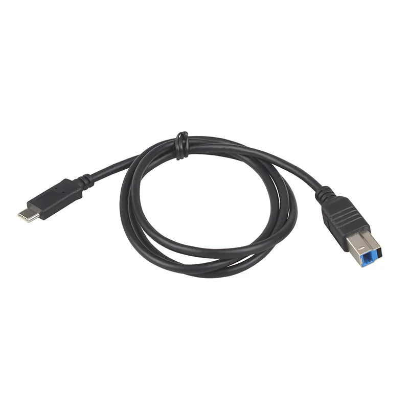 1M 2M Type-C To Type B USB 3.0 2.0 Data Cable Compatible With USB-C Laptop HP Canon Brother Epson Dell Samsung Printer Scanner