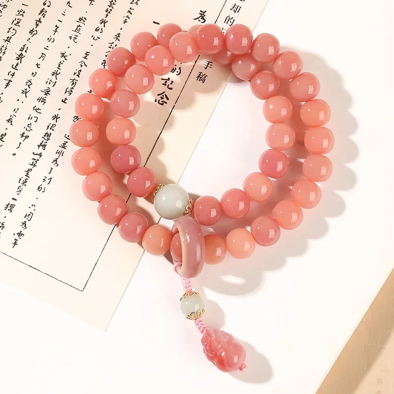 

Корь лотоса, крохмаль, корнь бодхи, розовое яблоко, бусина, двойной круг, бодхи, ручная веревка, студентка, девен, игра, Будда, бусина, четки, браслет