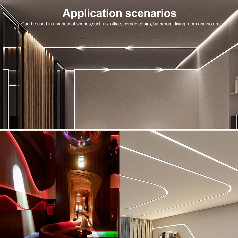 24V WS2811 LED Light Strip Running Water Effect Swith Power Kit Wireless Control 2835 120LED Flex Tape Home Decor White Red Pink