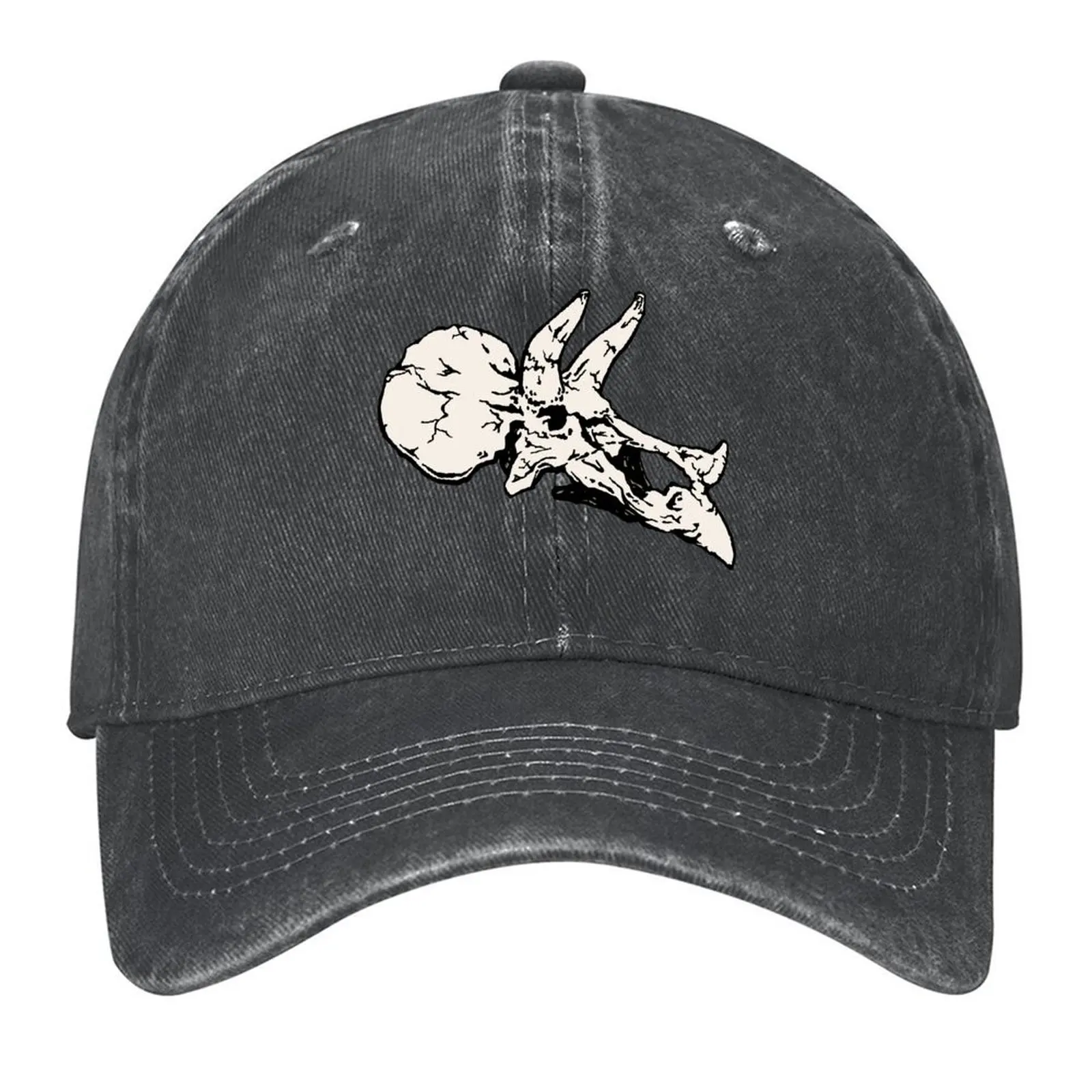 

Triceratops Rocks! Aquamarine Dinosaur Skull Fossil Art Baseball Cap Gentleman Hat Sports Cap For Women 2025 Men's