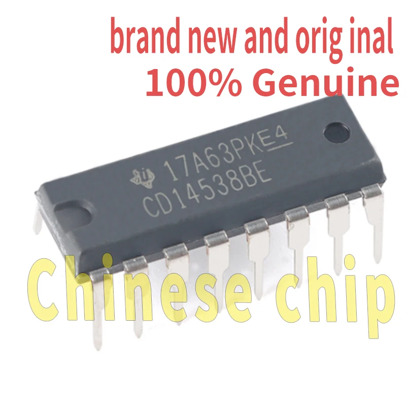 

10 Cd14538Be Brand New Genuine Direct Plug Dip-16 Precision Single Stable Multi-Grid Oscillator Chip