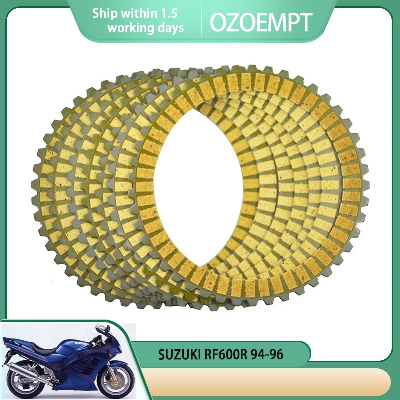 

OZOEMPT Fibrous Clutch plate Apply to SUZUKI RF600R 94-96