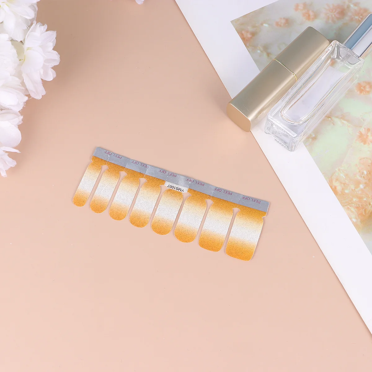 

48Pcs Nail Sticker Full Cover Fake Nails Gradual Shade Patch for Christmas Halloween Birthday Party Made from Safe Material