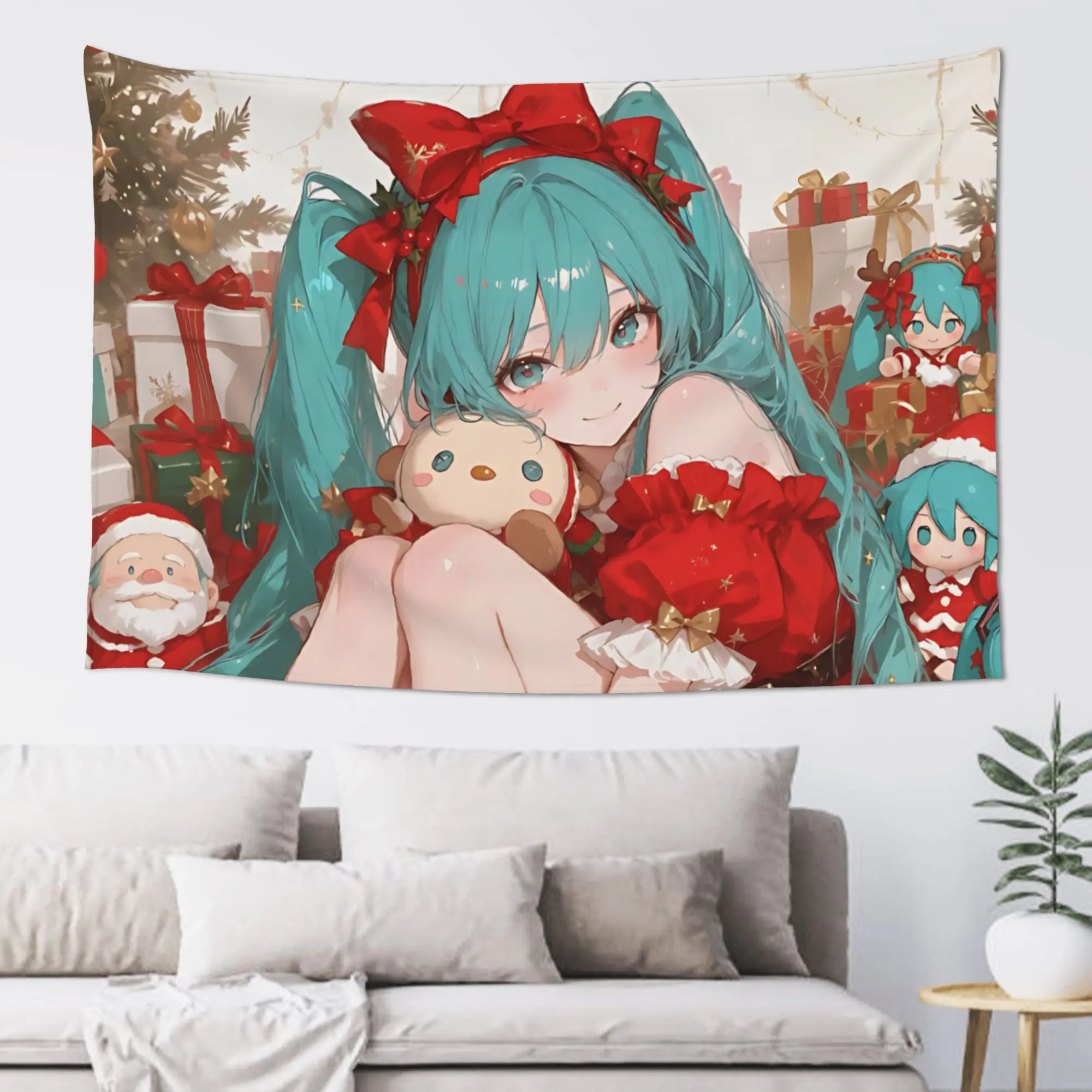 seu-presente-de-natal--tapecaria-cutecore-hatsune-miku-decoracao-de-quarto-tapecaria-para-decoracao-de-casa-acessorios-de-decoracao-decoracao-de-quarto-fofa
