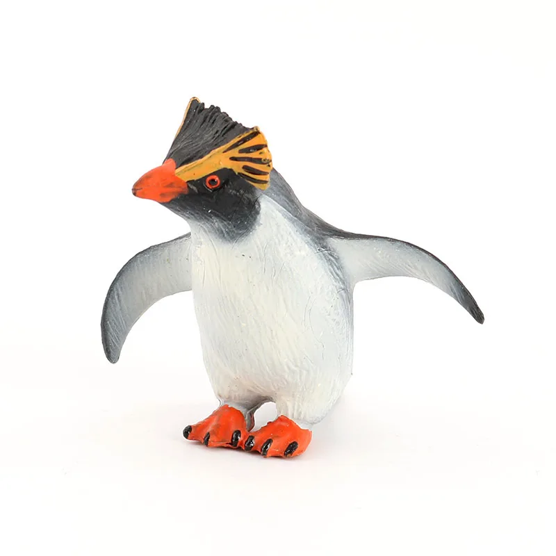 Vie marine, pingouin couronne de phénix, modèle animal marin simulé, poupée jouet trouver Nemo en plastique