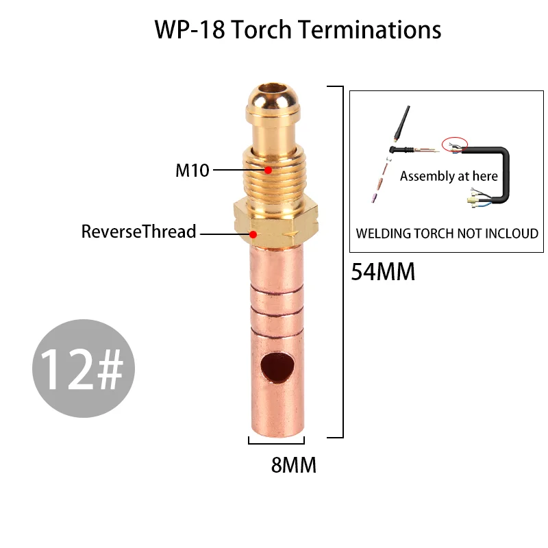 Tig Connector Welding Power Cable Quick Convert Gas Adapter Transfer DKJ10-25/35-50 TIG Torch Terminations