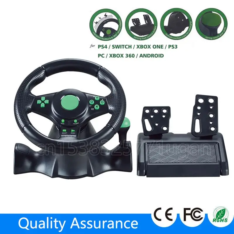 Top Game racing wheel steering pc simulator for switch computer PS4 PS3 PS2 simracing thrustmaster t300 Vibration wheel Balance