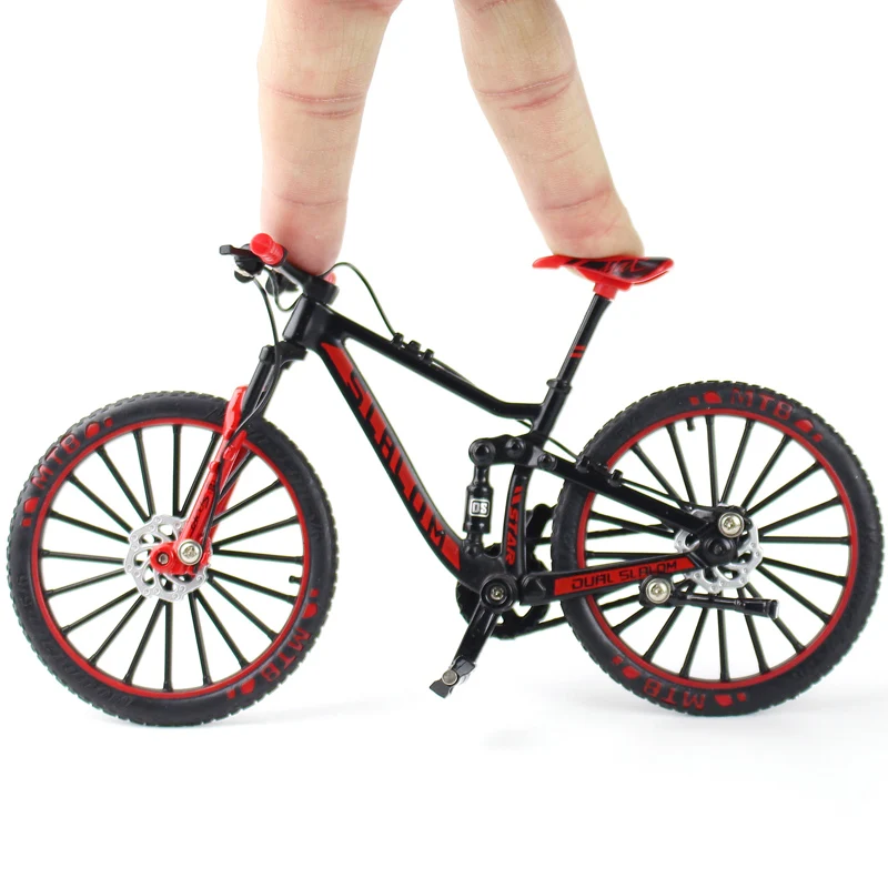 Mini 1:10 Legering Fiets Ornament Model Diecast Racefiets Mountainvinger Fiets Speelgoed Simulatie Collectie Ambachten Voor Kinderen