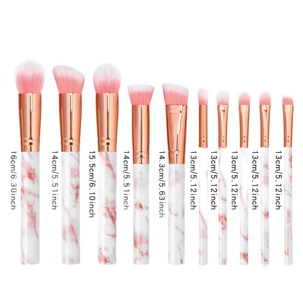 10pcs Set Makeup Brushes Tool Set Cosmetic Powder Eye Shadow Foundation Blush Blending Beauty Maquiagem Beauty Kit for Party