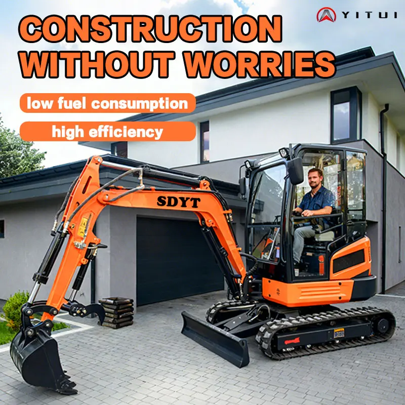 

Mini Excavator 2.6 Ton Diesel-Powered Adjustable Working Radius User-Friendly Operationcrawler-Type Mini Excavator Customized