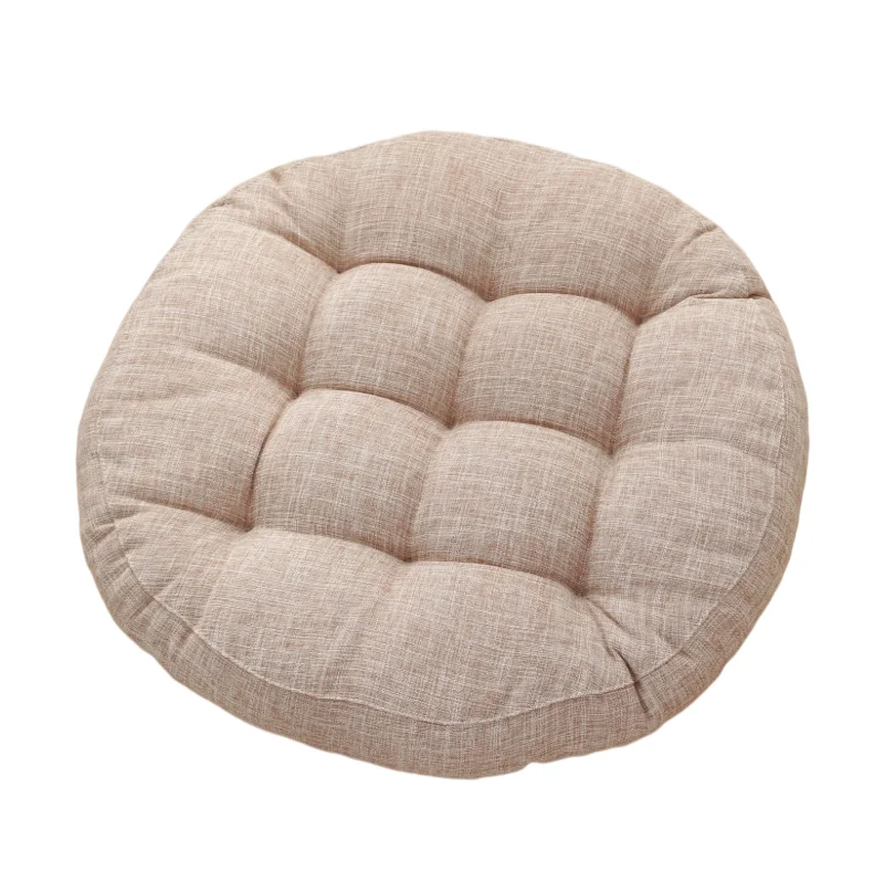 Inyahome Yoga Round Mat Pouf Seat Pillows Sofa Chair Bed Car Seat Pillows Cushions Floor Mat Meditation Pads for Dining Room