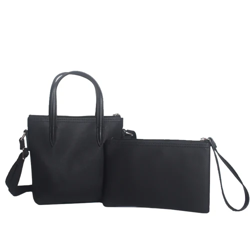2 uds bolso de mano para mujer, conjunto de monederos de PVC, bolso de mano para mujer, bolsos de hombro para mujer, bolsos cruzados informales, monedero