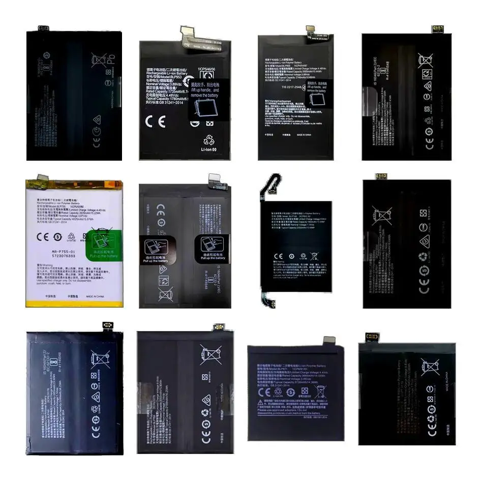 

BLP891 BLP749 BLP811 For Oppo K7 3 Find N2 Folding X2 X 256G 512G X5 X3 RENO3 Pro 5G Lite 2020 4G 1780-4500Mah Battery