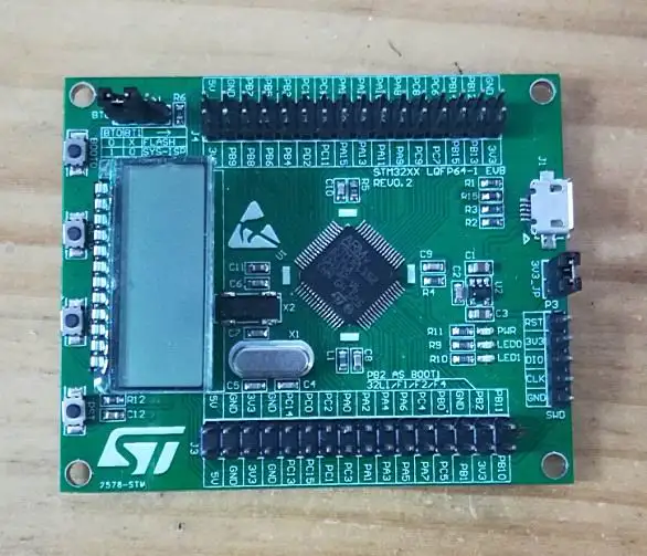 STM32L152RCT6 Оценочная плата макетной платы малой мощности USBHID, сегментированный ЖК-дисплей, маршрутизаторы малой мощности