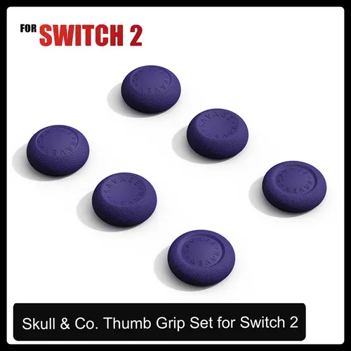 Savage Raven by Skull & Co. JoyCon Thumb Grip Set Tapa de Joystick para Nintendo Switch 2 Thumbstick Cover para consola de juegos NS2 NUEVO