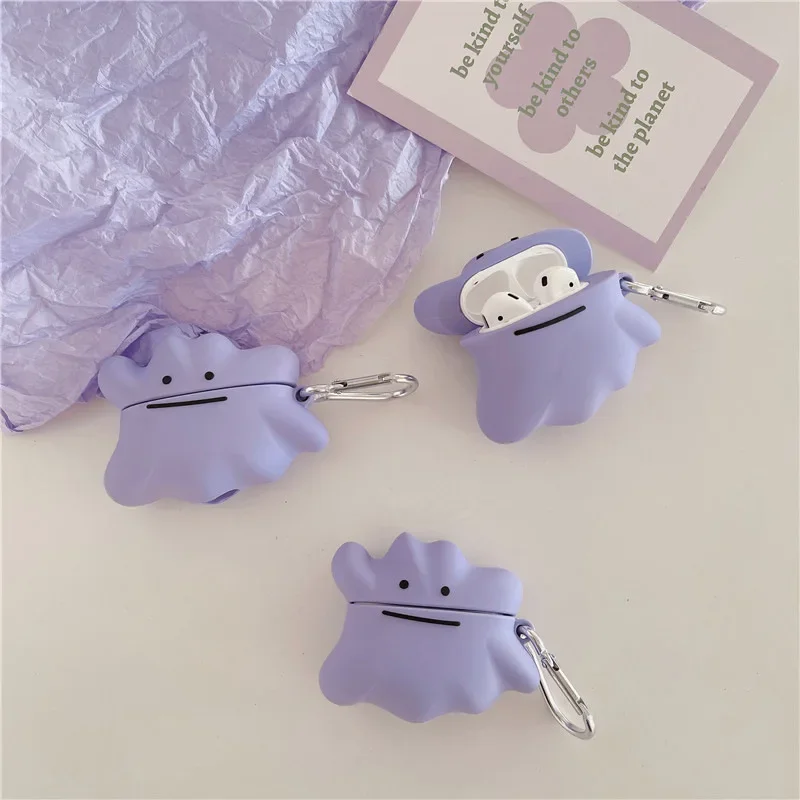 Cute Monster Silicone Case for AirPods 4 Airpod 1 2 3 Pro Pro2  Bluetooth Earbuds Charging Box Protective Earphone Case Cover