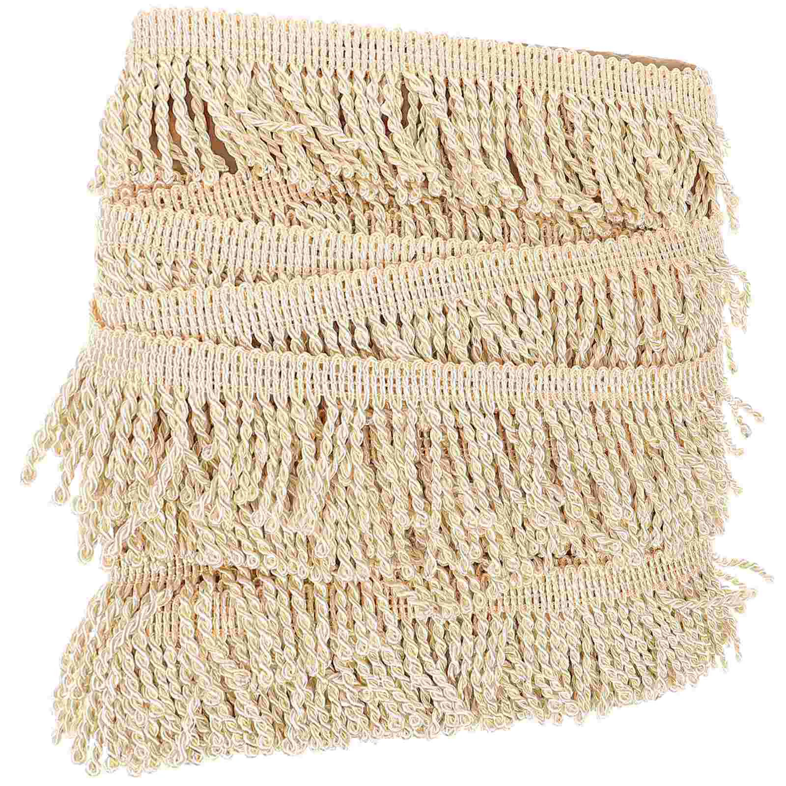 

Fringe Lace Curtain Trim Tassel DIY Sewing Border Delicate Fringed Strip Decorative Sofa Pillows