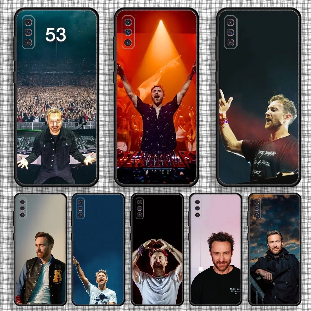 

David G-Guetta Phone Case For Samsung S23,23,22,30,21,10,9,Note20 Ultra,Lite,Ultra,5G,Plus,FE,Black Soft Case