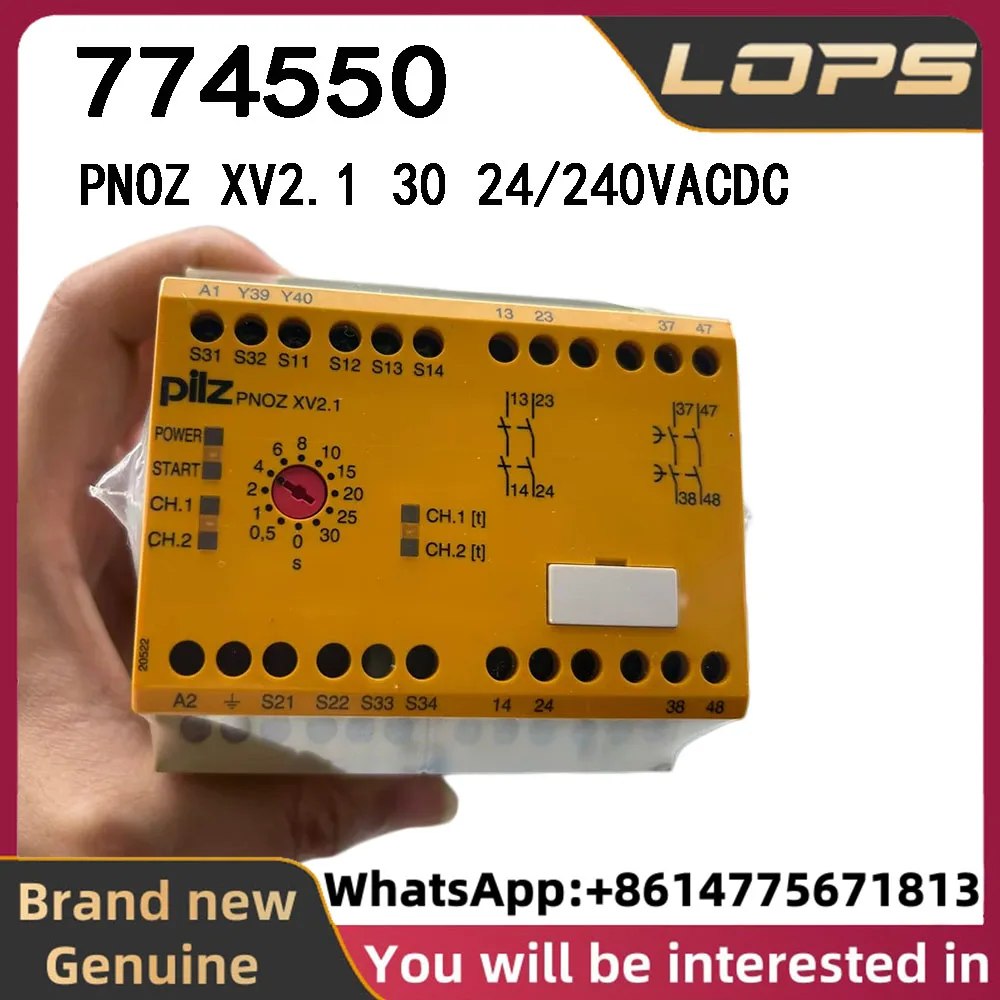 PNOZ XV2.1 30 24/240VACDC Pilz 774550 safety relay, brand new original genuine, large quantity in stock, welcome to inquire