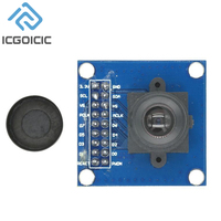 OV7670 Camera Module OV7670 Module Supports VGA CIF Auto Exposure Control Display Active Size 640X480 For Arduino