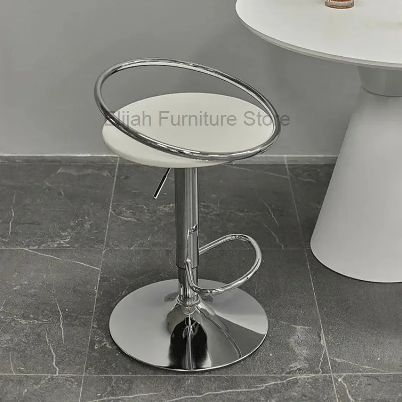 

Nordic Adjustable Height Bar Chairs White Sturdy Modern Make Up Bar Stools Relaxing Waiting Restaurante Muebles Home Furniture
