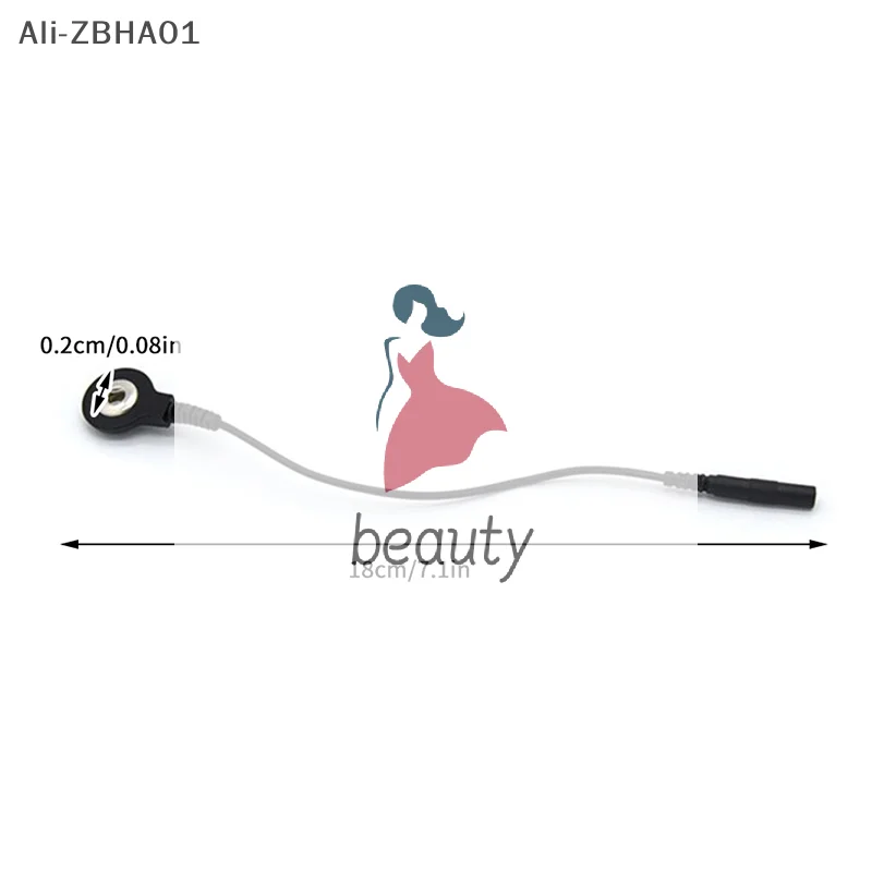 

2 мм стандартные электродные провода с защелкой, кабели, вилка 3,5 мм для массажера Tens/Ems, терапевтические электродные перчатки, электродные провода, головка постоянного тока