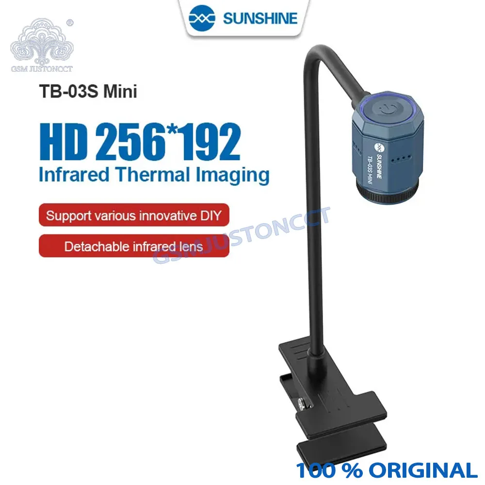 SUNSHINE TB-03S MINI infrared Rapid Diagnosis Instrument Clamp-type infrared thermal imager Quickly Locate PCB Diagnosis Tool