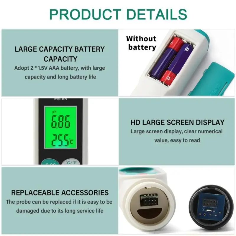 

A2BE Современный электронный блок измерения кислотности почвы с функцией автоматического отключения, созданный для эффективного