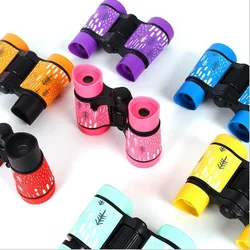Kids Binoculars Set for Age 3-12 Years Boys Girls Hunting Folding Small Telescope Birthday Gifts Educational Camping Outdoor