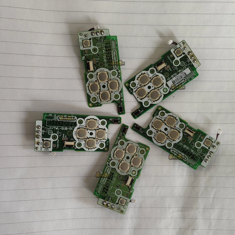 Original Power Switch ABXY ปุ่มคีย์บอร์ดสําหรับคอนโซล Nintendo DSi