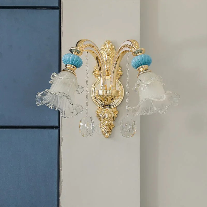 ABEL-Applique Murale de Luxe en Clip Européen, Luminaire Décoratif d'Nik, Idéal pour un Salon, une Chambre à Coucher, un Couloir, une Villa ou un Hôtel