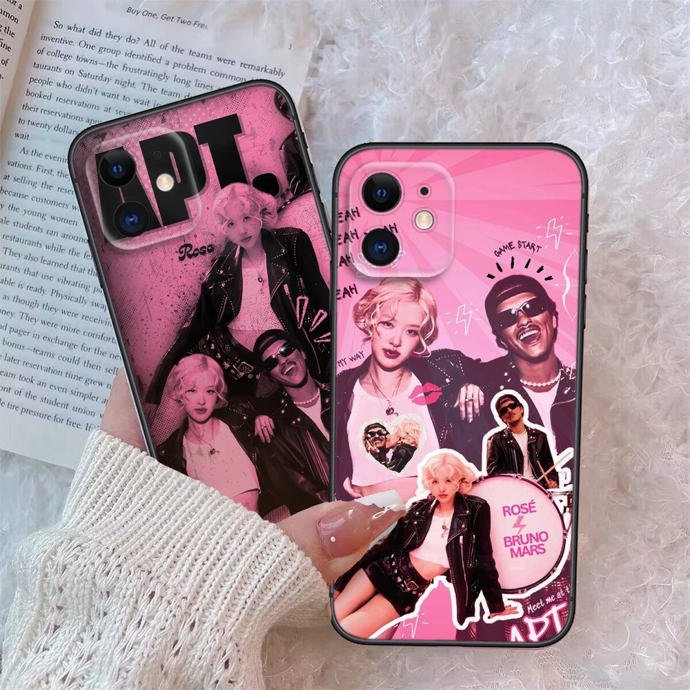 R-Róse Bruno M-Mars APT Soft phoneCase for Xiaomi Mi A2 A3 Poco F1 F2 F3 GT M2 M3 M4 M5 C40 X2 X3 NFC X4 pro